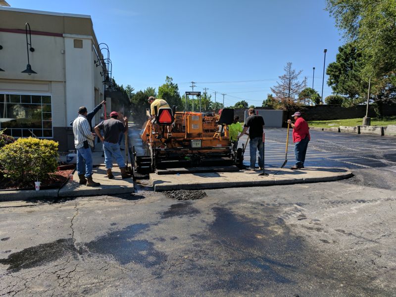 Sealcoating applied to driveway Central Virginia