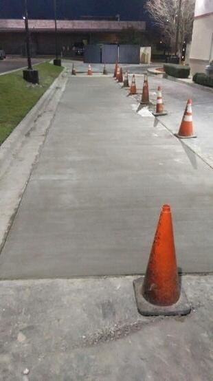 ADA-compliant commercial parking lot line striping Richmond VA