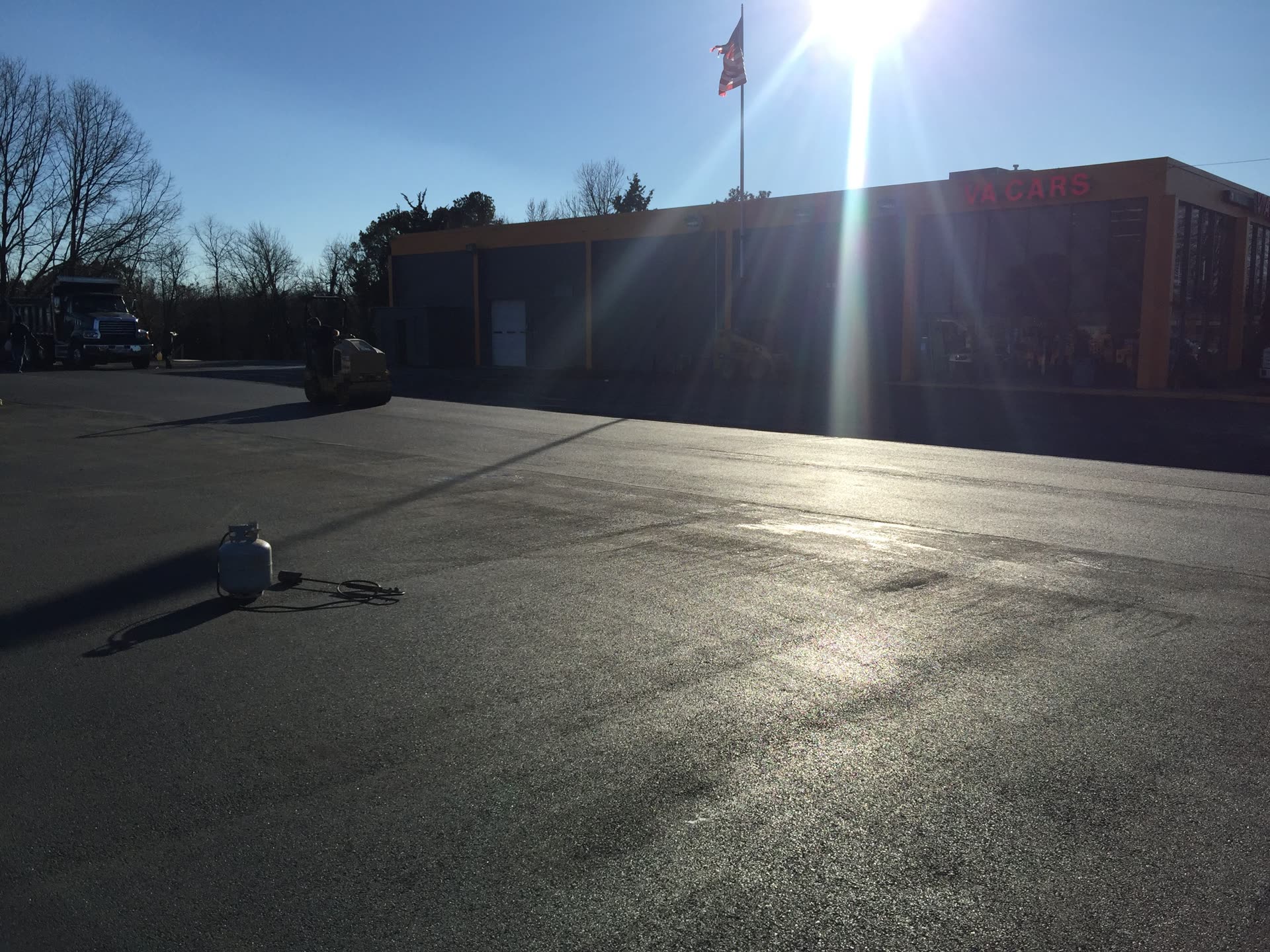 Asphalt paving project proof for Richmond 23224