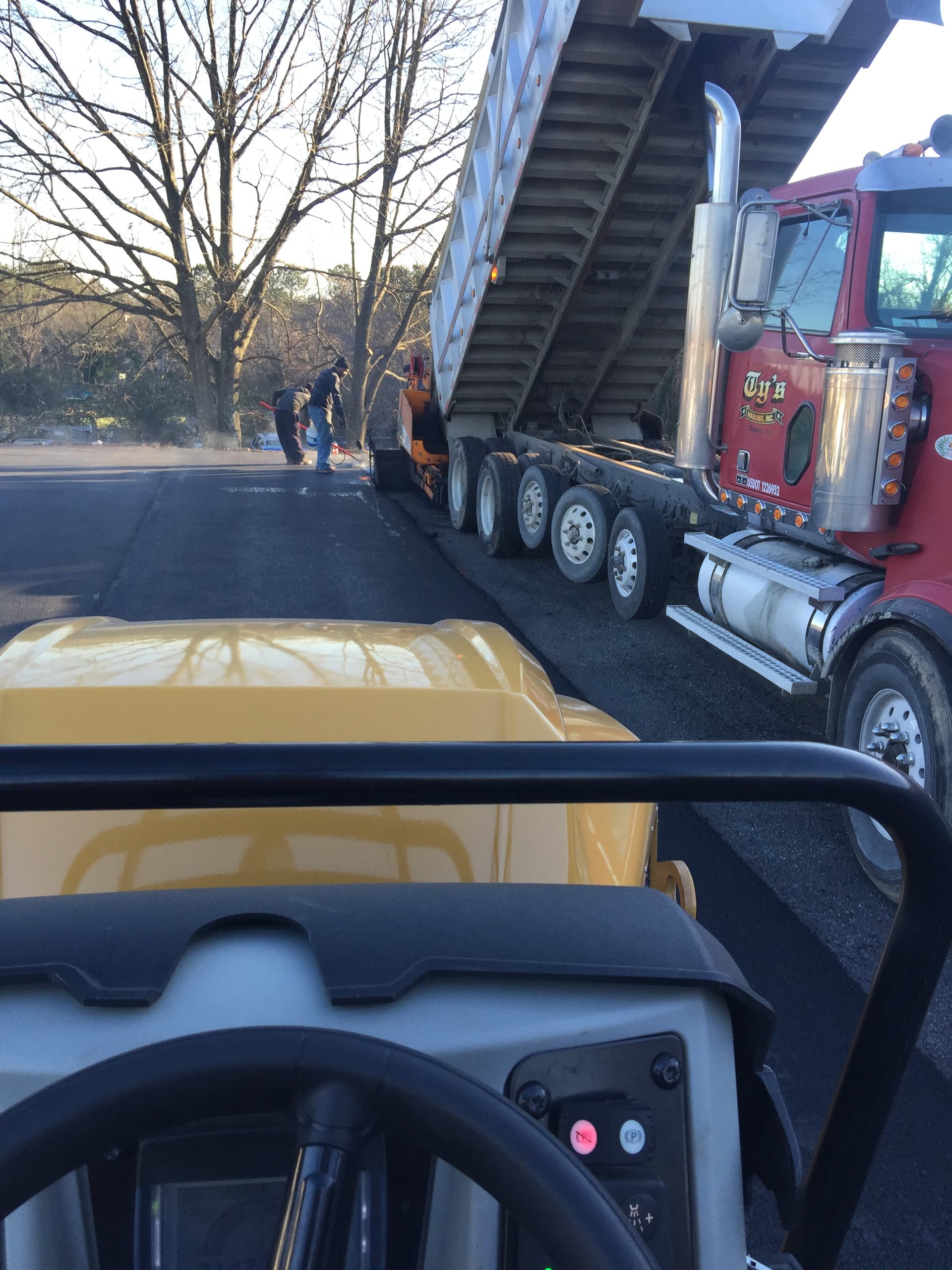 Asphalt paving project proof for Richmond 23221