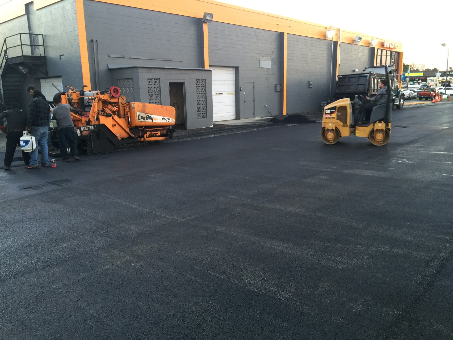 Asphalt paving project proof for Richmond 23220